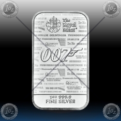 1oz V. BRITANIJA - 007 (James Bond) BU
